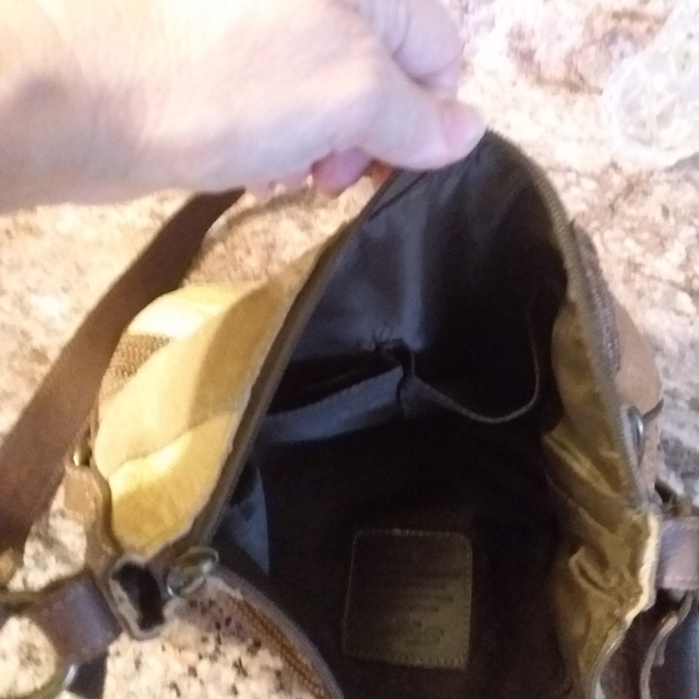 Fossil Leather Patchwork Crossbody - image 6